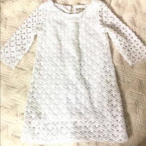 Kids White lace Oshkosh dress